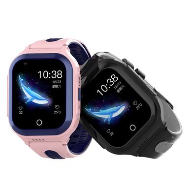 Умные детские GPS часы Wonlex Smart Baby Watch KT24S (4G) Розовые