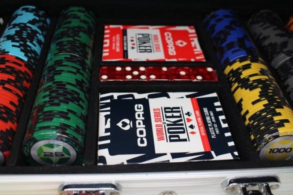 Профессиональный покерный набор PokerStar 200 номинальных фишек в кейсе
