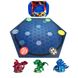 Ігровий набір бакуганов SB Battle Planet 3 бакугани в синьому кейсі з ігровою ареною (Драгоноїд, Холкор, Кракеліус)