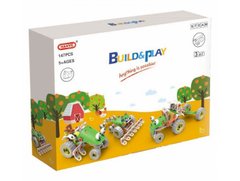 Конструктор дитячий Build&Play 3 в 1 Сільгосптехніка 147 ел. (J-7744)