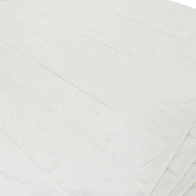 Самоклеюча 3D панель 700x770x6мм Біла цегла