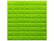 Самоклеюча 3D панель 700x770x6мм (ZW-18) Зелена цегла