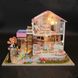 3D Румбокс Кукольный Домик "Sweet Words" 3504 DIY DollHouse + защитный купол