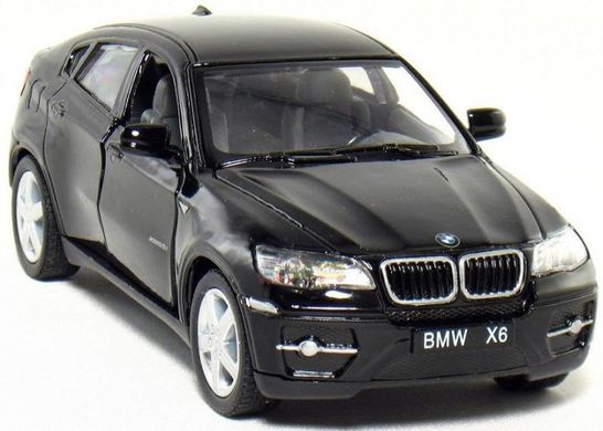 Детская колекционная машинка Kinsmart BMW X6 KT5336 Черная