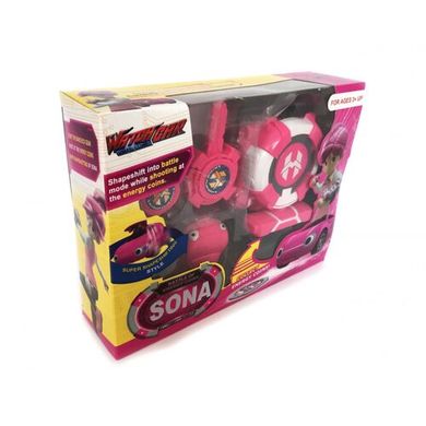 Игровой набор Лига Вотчкар (машинка Сона и Ари) WatchCar 333-201/3 Dabitoy Розовый