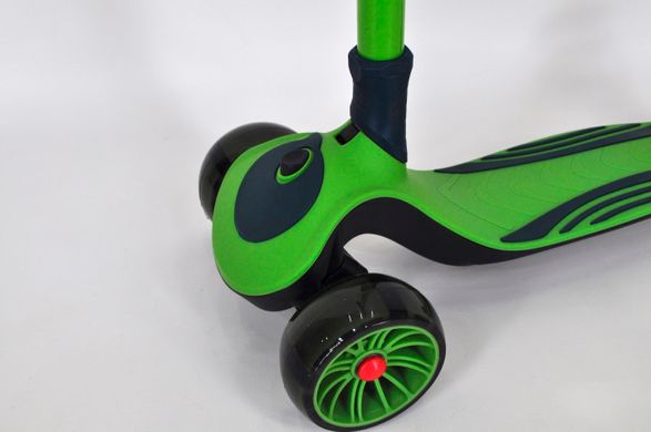 Детский трехколесный самокат Maraton Golf G (Модель 2022 года с устойчивой широкой платформой) Зеленый