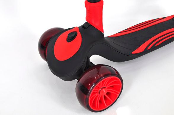 Детский трехколесный самокат Maraton Golf G (Модель 2022 года с устойчивой широкой платформой) Красный