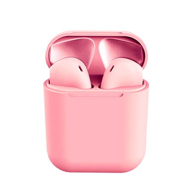 Беспроводные сенсорные наушники i12 TWS Pods Pink gloss