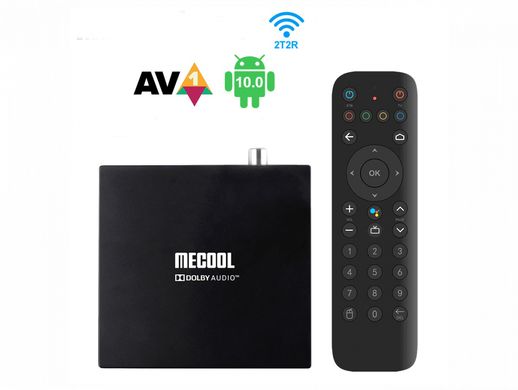 Сертифікований Smart TV Box Mecool KT1 Android 10 Amlogic S905X4