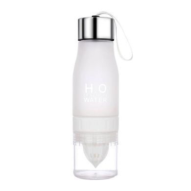 Пляшка для води, соковитискач H2O Water Bottle Білий