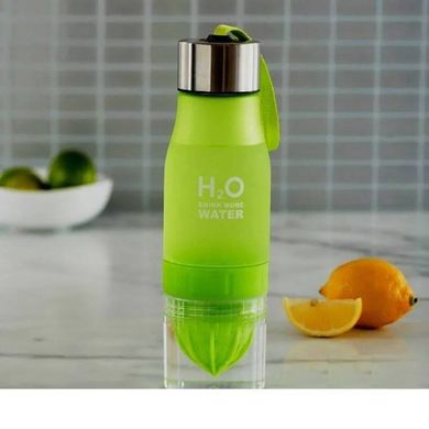 Пляшка для води, соковитискач H2O Water Bottle Зелений