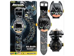 Игровой набор Проекционные Часы Projector Бэтмен - Batman с 24 видами изображениями героев мультфильма