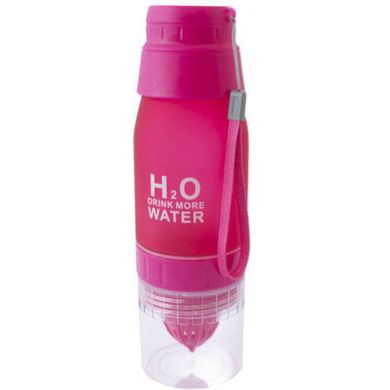 Бутылка для воды, соковыжималка H2O Water Bottle Розовый