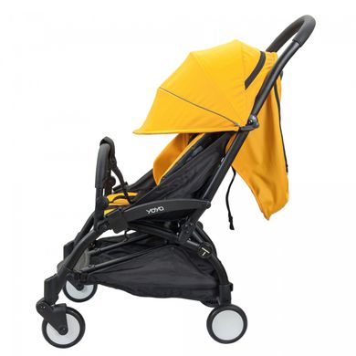Прогулянкова коляска Yoya 175A+ Premium Edition Yellow Жовтий чорна рама, колеса ч/б