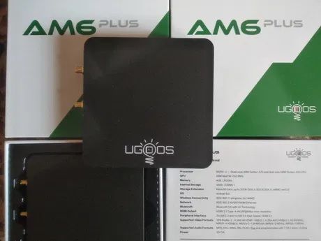Медиаплеер Ugoos AM6 PLUS S922X DOLBY VISION андроид тв бокс приставка 4GB + 32GB