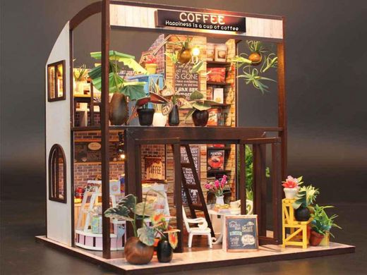 3D Румбокс Кафе "Coffee House" DIY DollHouse + захисний купол