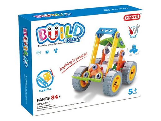Конструктор Build&Play Погрузчик 84 эл. (J-7703)