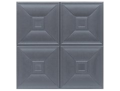 Самоклеющаяся 3D панель 700x700x8мм (ZH-6) Темно-Серый имитация плитки