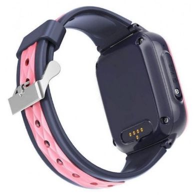 Умные детские GPS часы Wonlex Smart Baby Watch KT15 (4G) Серо-розовые