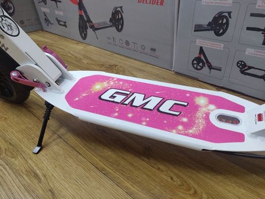 Двухколесный самокат Maraton GMC 2022 (Модель 2022 года с амортизатором и усиленной рамой) Розовый
