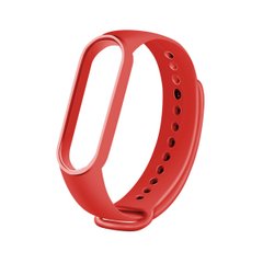 Сменный ремешок на фитнес браслет Xiaomi Mi Smart Band 4 Красный