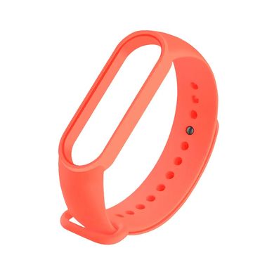 Сменный ремешок на фитнес браслет Xiaomi Mi Smart Band 5/6 Оранжевый