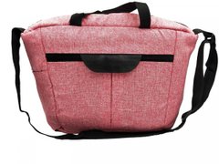 Сумка органайзер Foofoo розовая универсальная для коляски, для путешествий