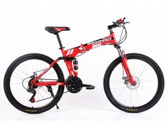 Велосипед складной 26" BeGasso Soldier рама 17" Красный, на рост 155-185 см