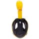 Полнолицевая маска для плавания, для снорклинга Aolais L/XL желтая