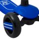 Детский трехколесный самокат Maraton Baby Star (Модель 2022 года со светящимися колесами) Синий