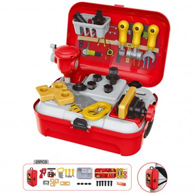 Детский игровой набор мастера для мальчиков Play Home с игрушечными инструментами 25 штук в рюкзаке