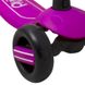 Детский трехколесный самокат Maraton Baby Star (Модель 2022 года со светящимися колесами) Сиреневый