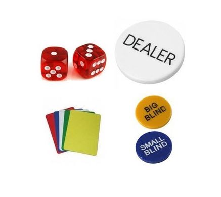 Профессиональный набор для игры в покер "Compass" 500 номинальных фишек в кейсе