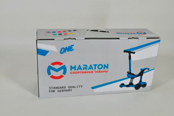 Самокат - беговел Maraton Credo II G 3 в 1 (Модель 2022 года с регулируемой родительской ручкой) Бирюзовый